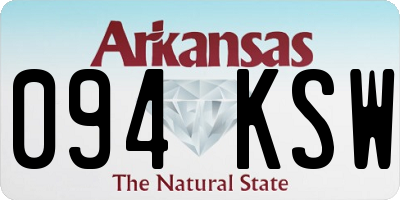 AR license plate 094KSW