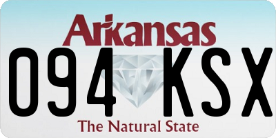 AR license plate 094KSX