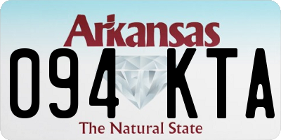 AR license plate 094KTA