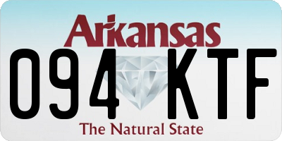 AR license plate 094KTF