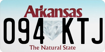 AR license plate 094KTJ