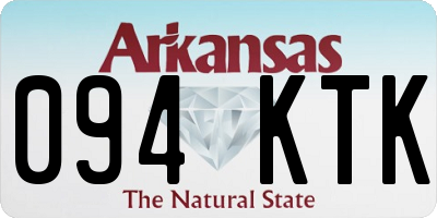 AR license plate 094KTK