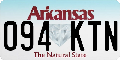 AR license plate 094KTN