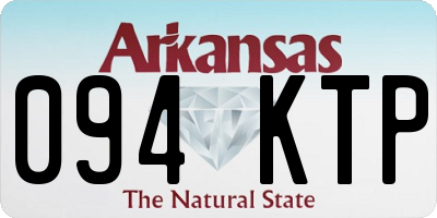 AR license plate 094KTP