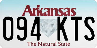 AR license plate 094KTS