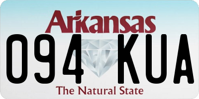 AR license plate 094KUA