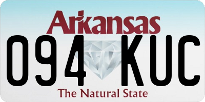 AR license plate 094KUC