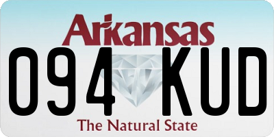 AR license plate 094KUD