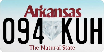 AR license plate 094KUH