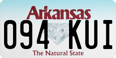 AR license plate 094KUI