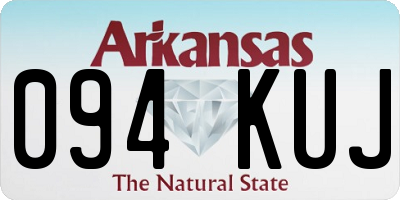 AR license plate 094KUJ