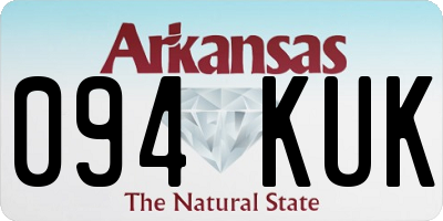 AR license plate 094KUK