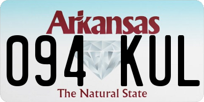 AR license plate 094KUL