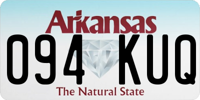 AR license plate 094KUQ