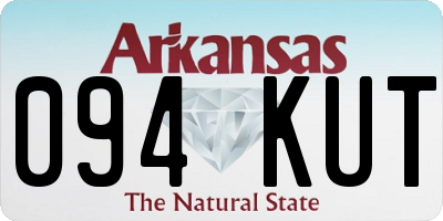 AR license plate 094KUT