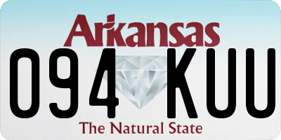 AR license plate 094KUU