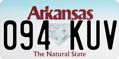 AR license plate 094KUV