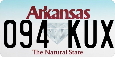 AR license plate 094KUX