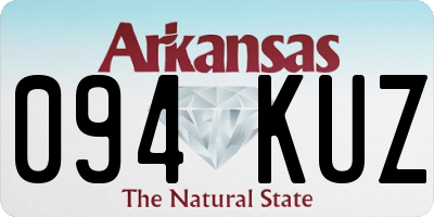 AR license plate 094KUZ