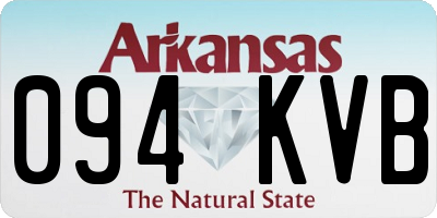 AR license plate 094KVB