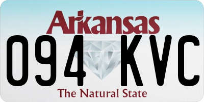 AR license plate 094KVC