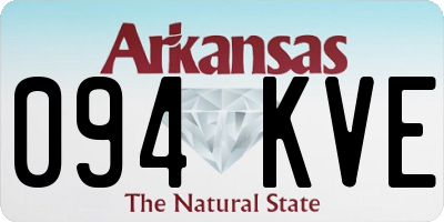 AR license plate 094KVE