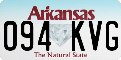AR license plate 094KVG