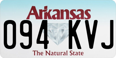 AR license plate 094KVJ