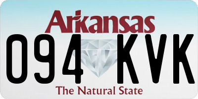 AR license plate 094KVK