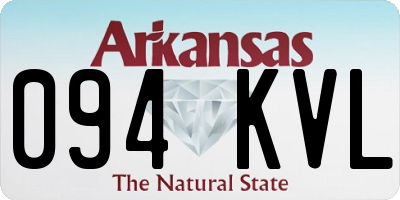 AR license plate 094KVL