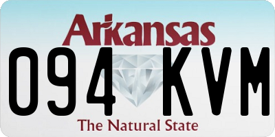 AR license plate 094KVM