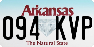AR license plate 094KVP