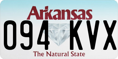 AR license plate 094KVX