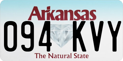 AR license plate 094KVY