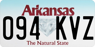 AR license plate 094KVZ