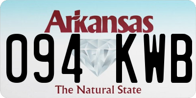 AR license plate 094KWB