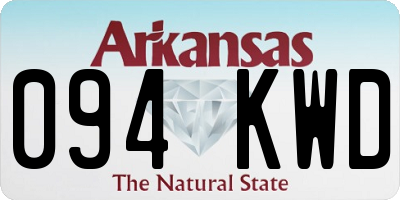 AR license plate 094KWD