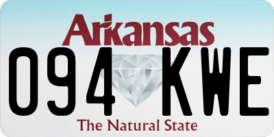 AR license plate 094KWE
