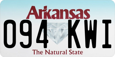 AR license plate 094KWI