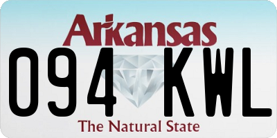 AR license plate 094KWL
