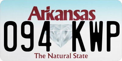 AR license plate 094KWP