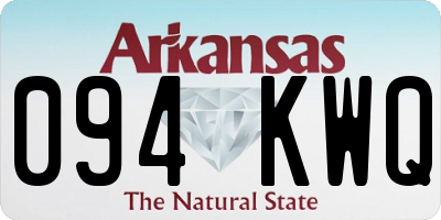 AR license plate 094KWQ