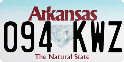 AR license plate 094KWZ