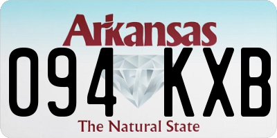 AR license plate 094KXB