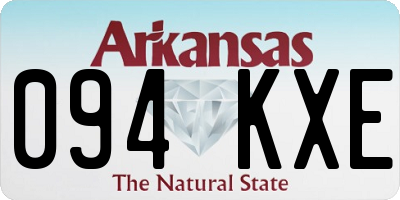 AR license plate 094KXE