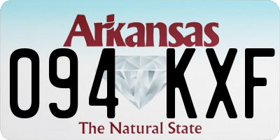 AR license plate 094KXF