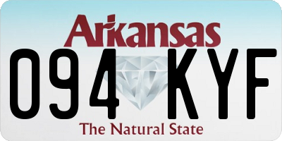 AR license plate 094KYF