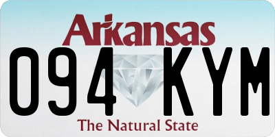 AR license plate 094KYM