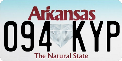 AR license plate 094KYP
