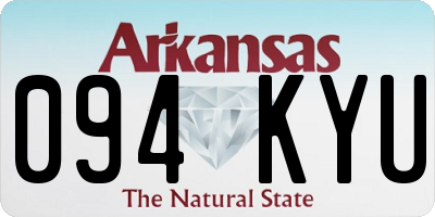 AR license plate 094KYU
